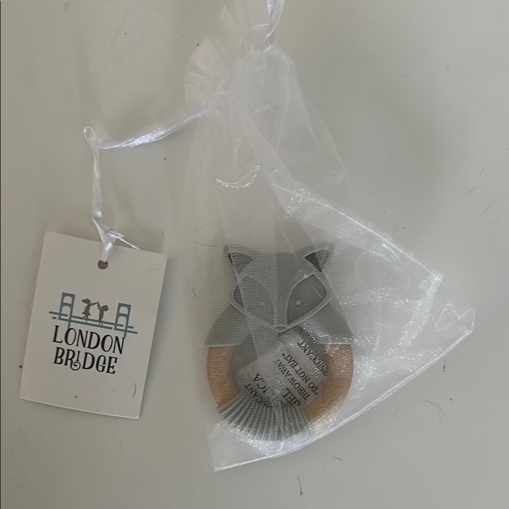 London Bridge Baby Hairbrush Set - Gray